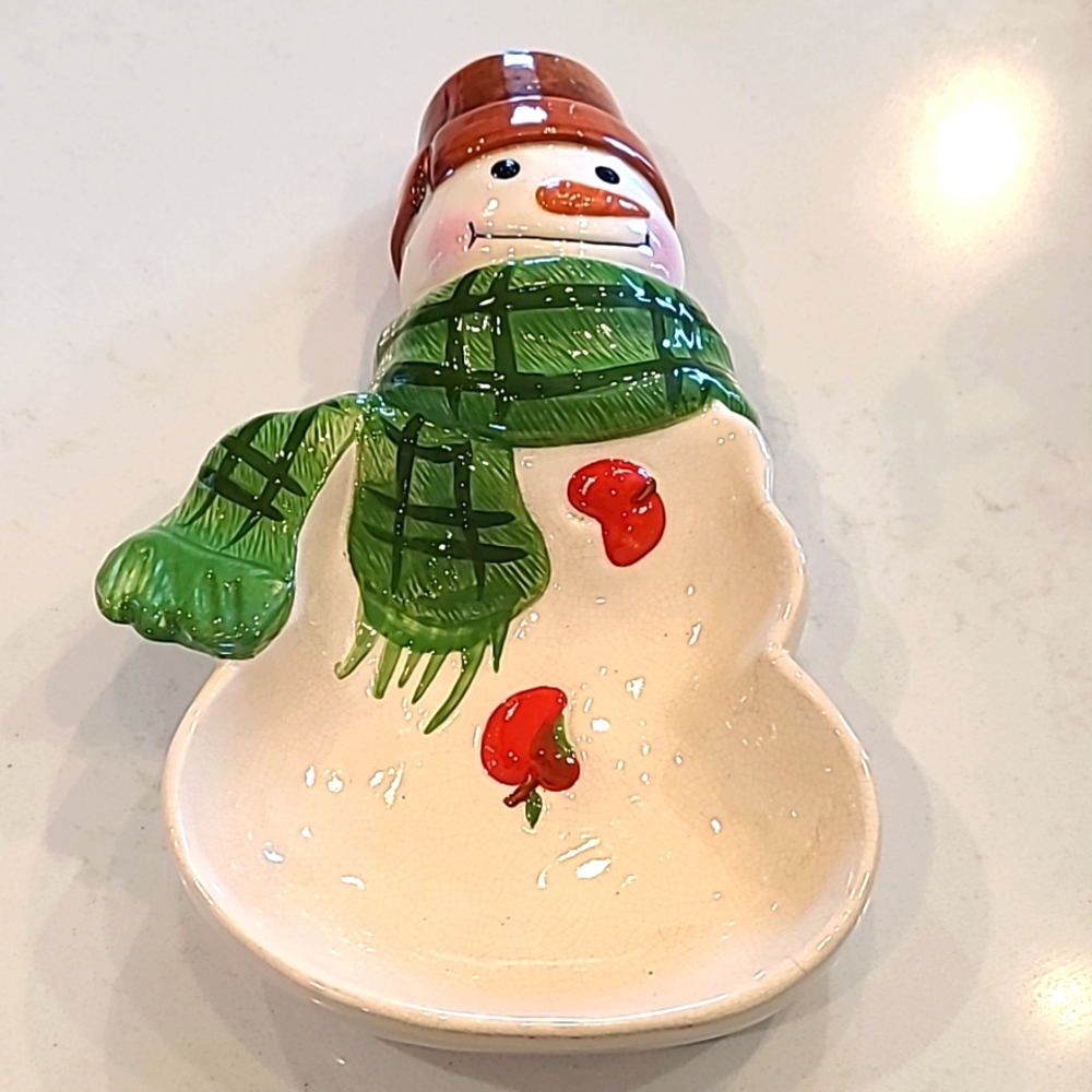 Hallmark Snowman Dish or wall hanging decor